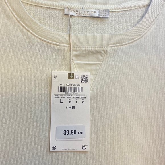 NWT - PUFF SLEEVE SWEATER by Zara Home - Picture 6 of 6